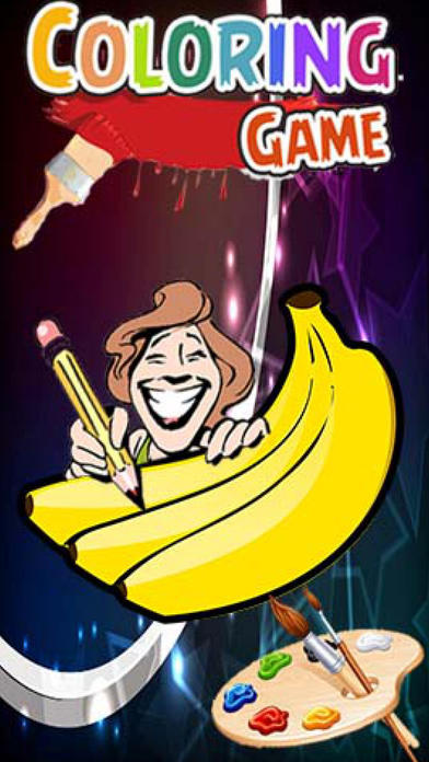 Banana Family Cartoon Coloring Version screenshot 3