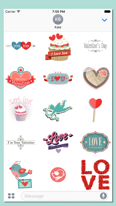 with LOVE - Valentine Stickers screenshot 3