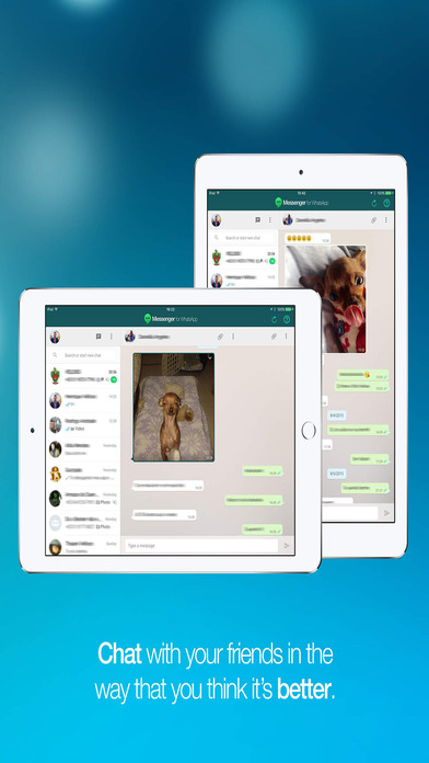 WhatsPad Messenger for WhatsApp. screenshot 2