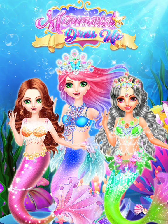 Mermaid Princess Dress Up - Princess Girls Games!screeshot 1