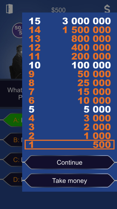 Millionaire 2018 - Trivia Quiz screenshot 3