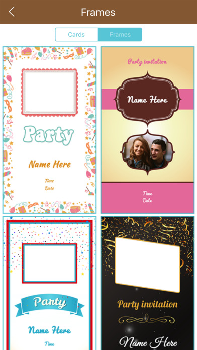 Party Invitation Card Creator HD Pro screenshot 4