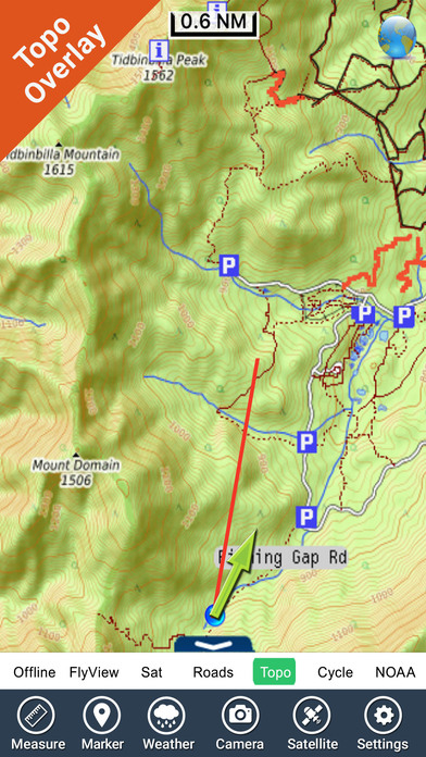 Namadgi National Park GPS Charts Navigator screenshot 3