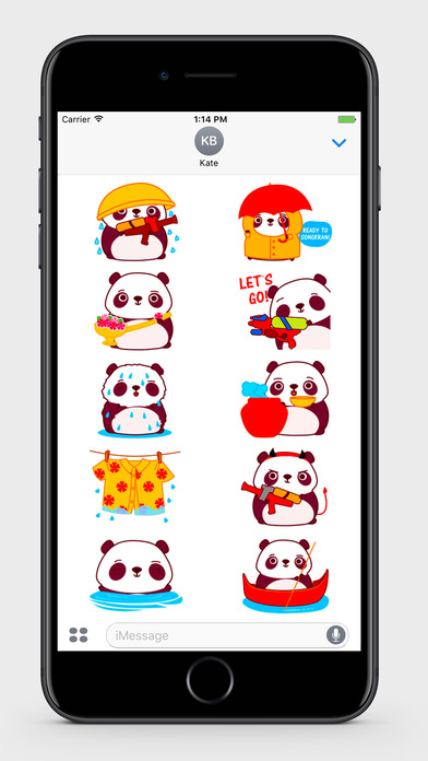 Little Panda Stickers! screenshot 4