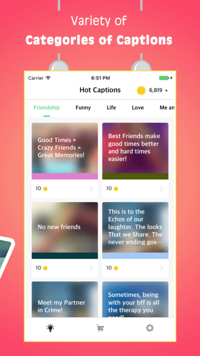 Captions for Instagram - Add Comments on Posts screenshot 2