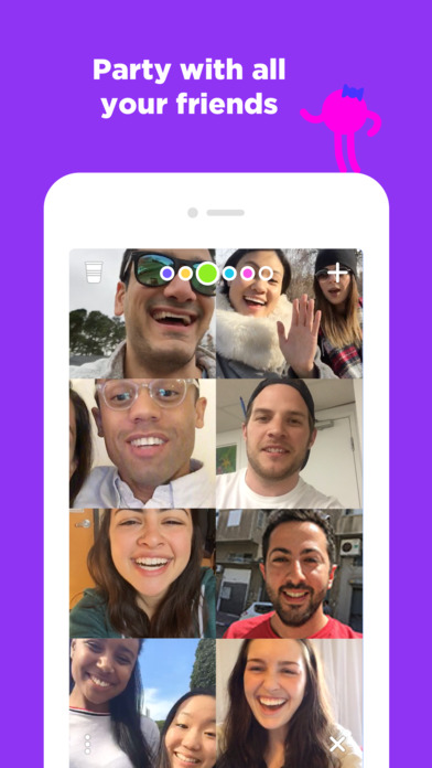 What apps allow live video chat on the iPad?