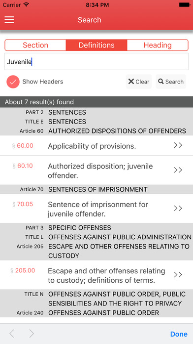 NY Penal Code 2017 screenshot 4