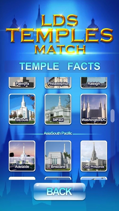 LDS Temples Match screenshot 2