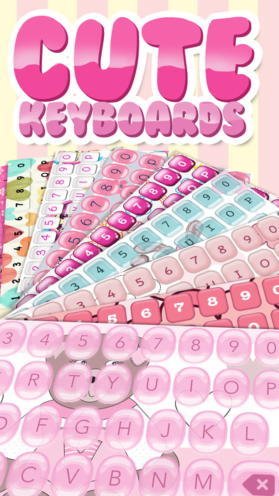 Cute Keyboard for Girls – Font Changer with Emoji screenshot 2