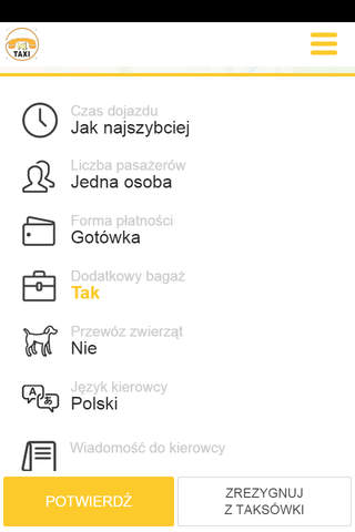 M1 Taxi Poznań screenshot 3