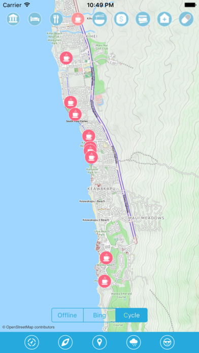Maui Island Offline Travel Map Guide screenshot 4