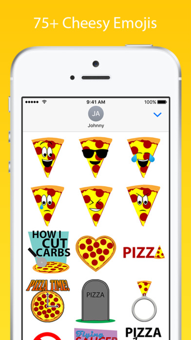 Pizzamoji: Pizza Emoji Stickers screenshot 3