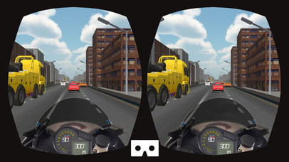 VR Hover Motor-Bike Sim : Off-Road Crazy drive 3D screenshot 4