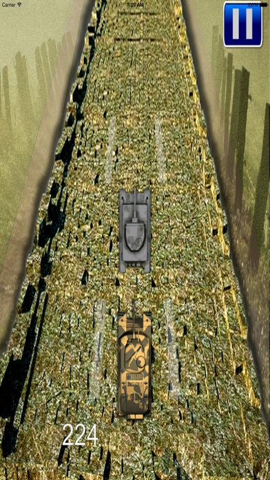 A Race Of Tanks Without Control Pro : Gravel Road screenshot 4
