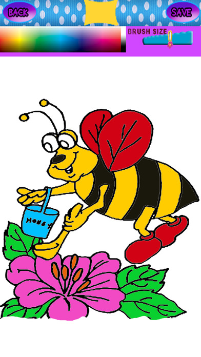 Bee Coloring Book Games For Kids Version screenshot 2