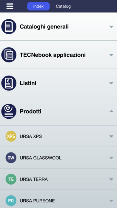 URSA prodotti e soluzioni screenshot 2