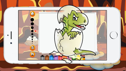 Dinosaurs Coloring Book For Kids - Free screenshot 3