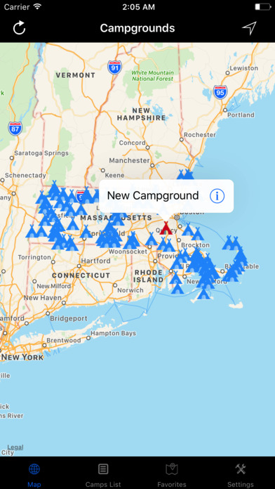 Massachusetts – Campgrounds & RV Parks screenshot 3