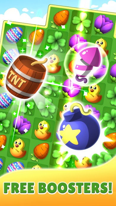 Easter Bunny Swipe: Match 3 Eggs screenshot 3