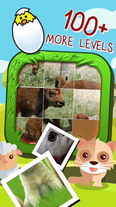 Baby Animal Puzzle Slide Picture Game Lite Edition screenshot 2