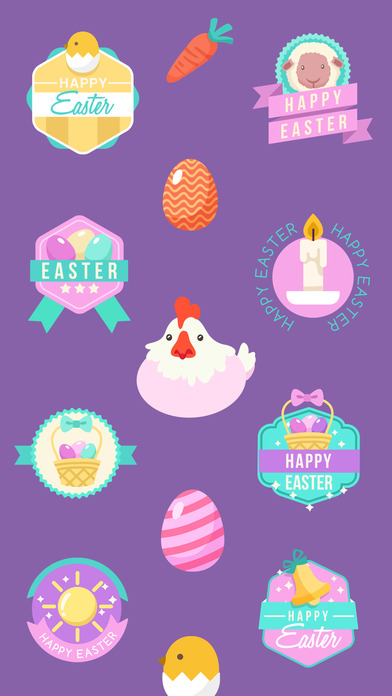 Happy Easter Sticker Pack screenshot 2