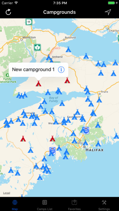 Nova Scotia – Campgrounds & RV Parks screenshot 3
