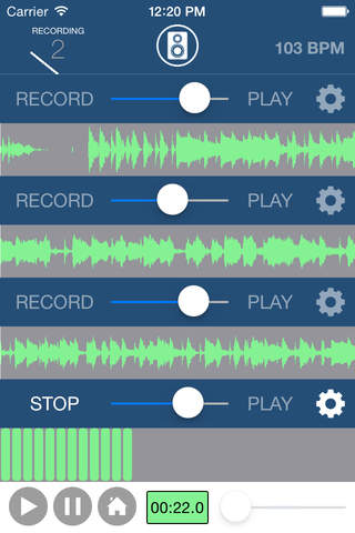 Multi Track Song Recorder screenshot 2