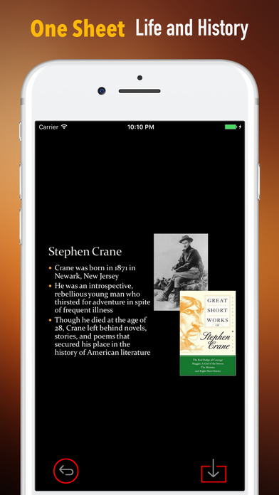 Biography and Quotes for Stephen Crane screenshot 2