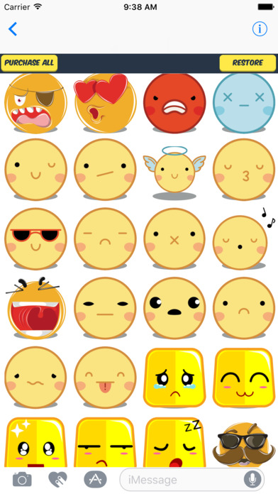 Cute Emotion Stickers - Cute Emoji Sticker Pack screenshot 3