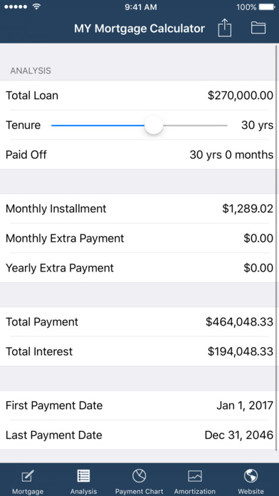 MY Mortgage Calculator - Simple & Easy To Use screenshot 4