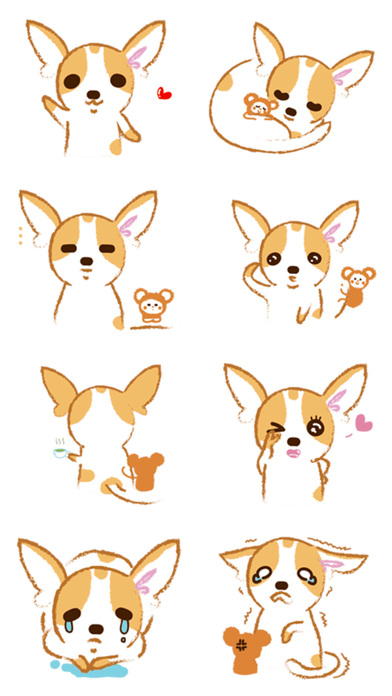 Chihuahua Playful - Stickers! screenshot 2