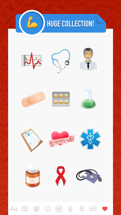 Hospitalmoji - emoji keyboard sticker for hospital screenshot 2