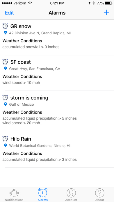 Custom Weather Alerts screenshot 2