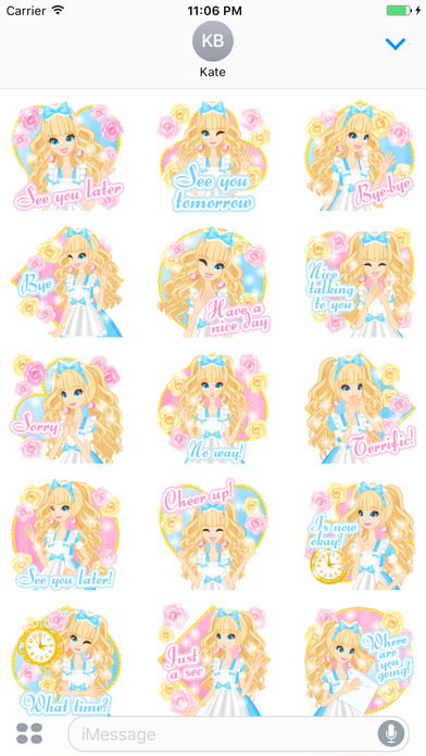 A Dolly Girl Stickers screenshot 2