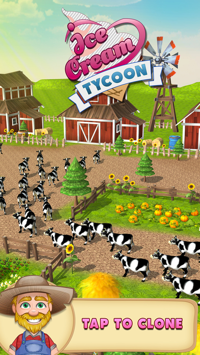 Ice Cream Tycoon Delivery – Tiny Tap Cow screenshot 2