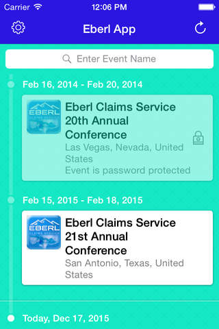 Eberl Claim Service 23rd Annual Conference screenshot 2