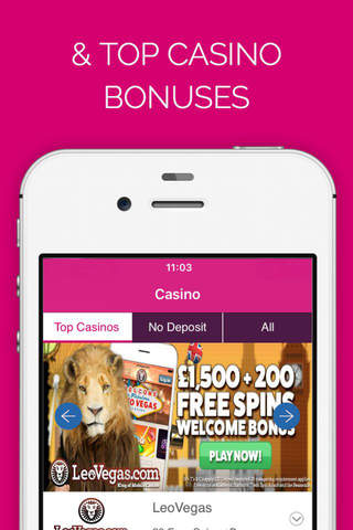 Compare Casinos: Online Gambling Bonuses & Reviews screenshot 2