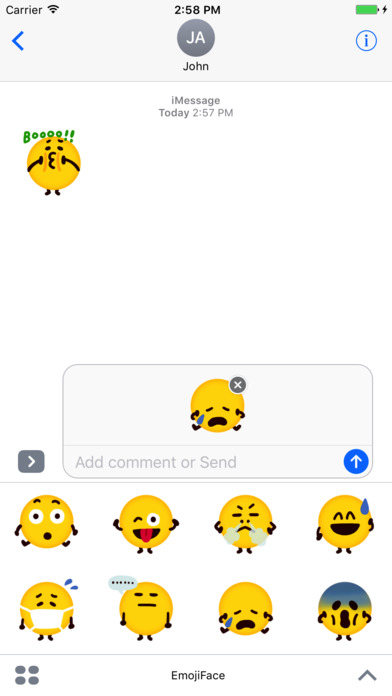 Stickers Emoji Face screenshot 3