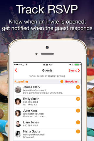 LetsFlock - Party Invites & Guest Management screenshot 4