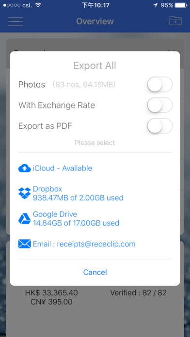 Receclip - Receipts Organiser screenshot 2
