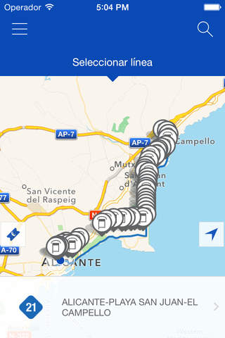 Alicante Bus screenshot 2