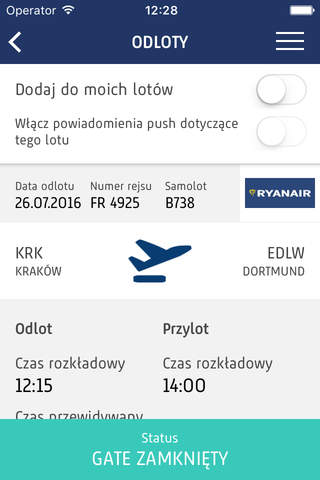 Kraków Airport screenshot 4