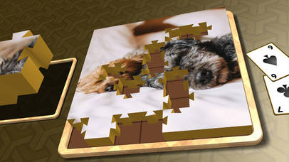 Jigsaw Solitaire Pets screenshot 3
