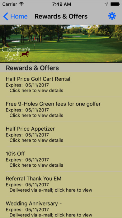 Coachman's Rewards screenshot 3