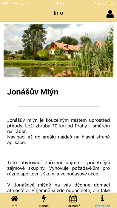 Jonášův Mlýn screenshot 2