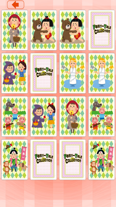 Fairy Tale Concentration (card game) screenshot 2