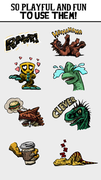 The Lost Planet of Dinosaurs Stickers screenshot 3