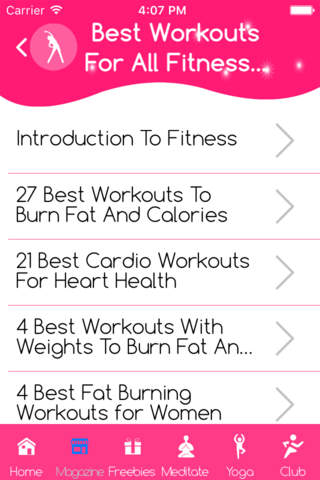 Trainers workout routines screenshot 3