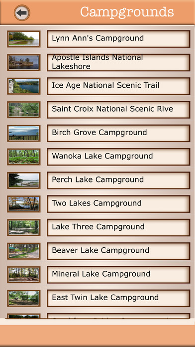 Wisconsin Campgrounds & Hiking Trails Offline screenshot 2