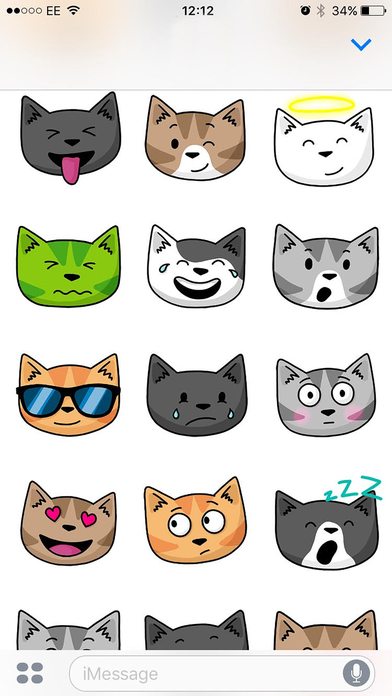Doodlecats Stickers screenshot 2